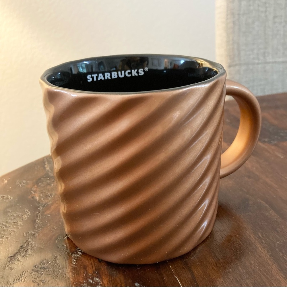 NEW Starbucks 2024 Copper Swirl Coffee Mug Ceramic